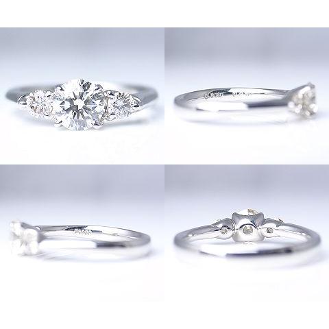 天然大粒 ダイヤ 0.70ct リング K18 ゴールド各色 プラチナ pt950 