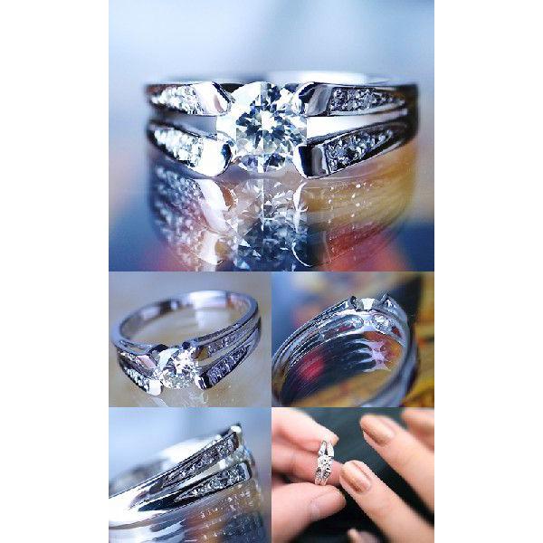 pt950 pt900 天然 ダイヤ 0.54ct プラチナ リング 指輪 レディース  