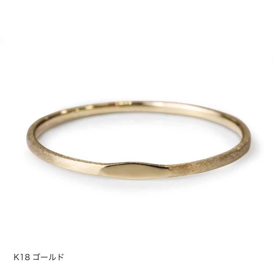 指輪 プラチナ 18金 K18 ピンクゴールド レディース 華奢 細身 シンプル one point ring ワンポイントリング 0号〜20号|jewelry-petit|19
