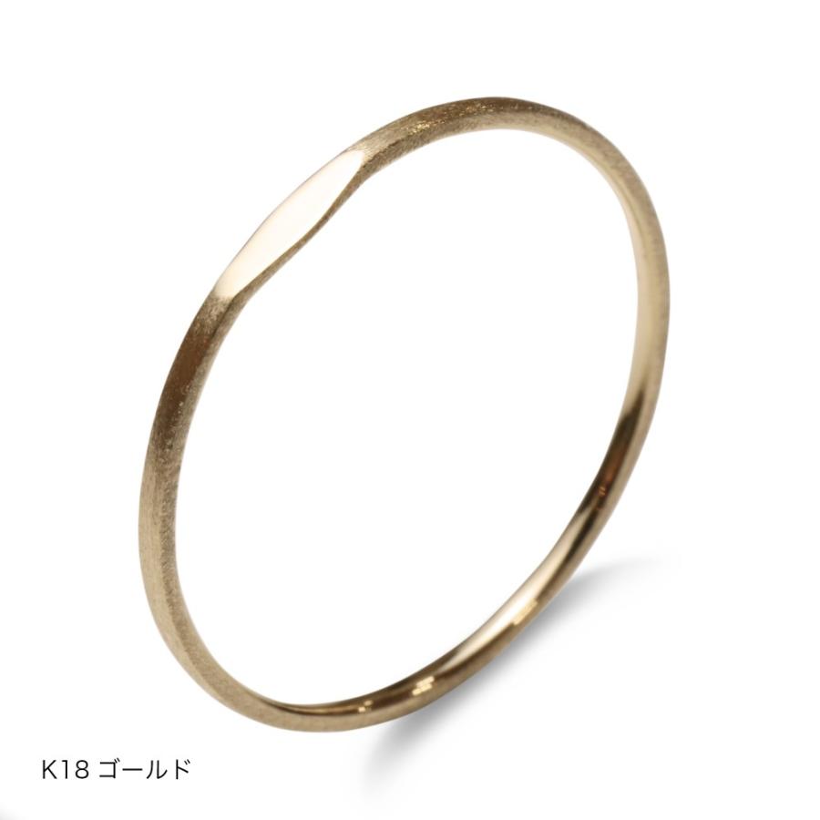 指輪 プラチナ 18金 K18 ピンクゴールド レディース 華奢 細身 シンプル one point ring ワンポイントリング 0号〜20号|jewelry-petit|06