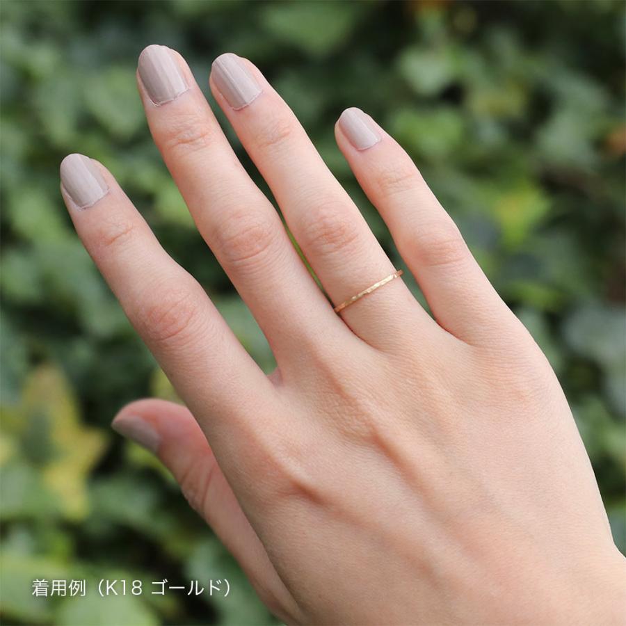 指輪 レディース リング シンプル 18金 K18 ピンクゴールド retro