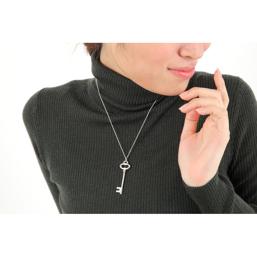 TIFFANY&Co. TIFFANY＆Co ヴィンテージ オーバル キー ペンダント(46cm 