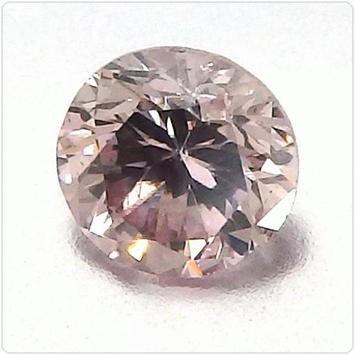 裸石 天然ピンク ダイヤモンド 0.063ct ルース ファンシー