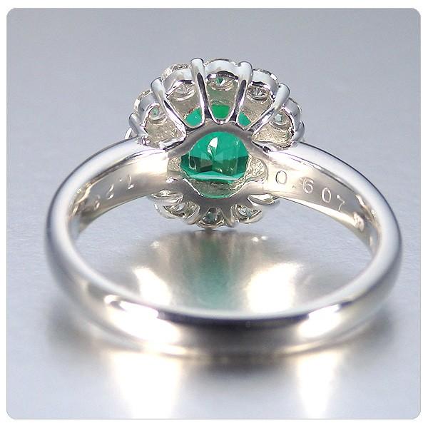 エメラルド 指輪 プラチナ 1.23ct ダイヤ 0.607ct 中央宝石研究 エメラルド 指輪 プラチナ 1.23ct ダイヤ 0.607ct 中央宝石研究