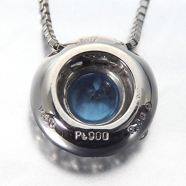 サンタマリアアクアマリン ペンダント アクアマリン 0.35ct ダイヤモンド 0.15ct プラチナ ネックレス　3月誕生石 0.3ct up 0.3カラット アップの画像