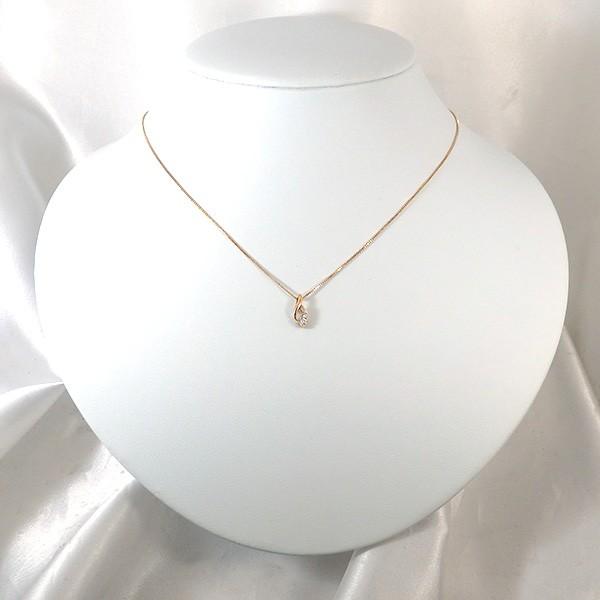 ダイヤモンド 0.09ct  ネックレス K18 イエローゴールド ペンダント 0.09ct 誕生日 プレゼント【ダイヤモンド ペンダント K18イエローゴールド】の画像