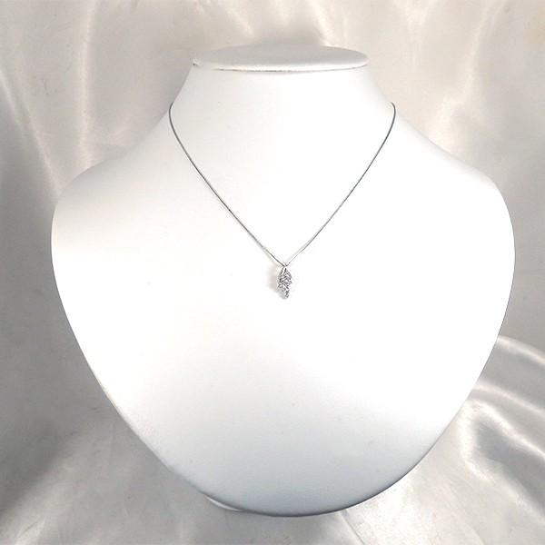 スイートテンダイヤモンド プラチナ ネックレス ペンダント 0.11ct  誕生日 プレゼント【スイート10】の画像