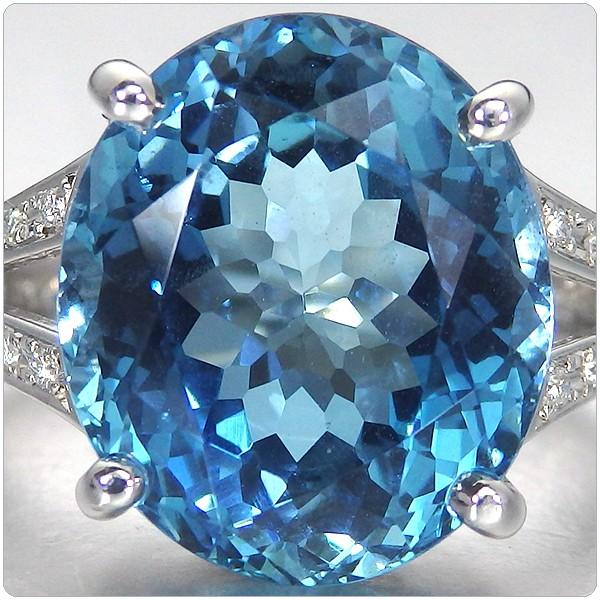 アクアマリン 8.074ct 指輪 プラチナ リング ダイヤ 0.083ct アクアマリン 8.074ct 指輪 プラチナ リング ダイヤ 0.083ct