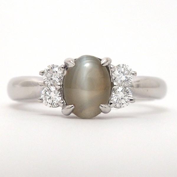 キャッツアイ 指輪 プラチナ リング 1.193ct 中央宝石研究所鑑別 キャッツアイ 指輪 プラチナ リング 1.193ct 中央宝石研究所鑑別
