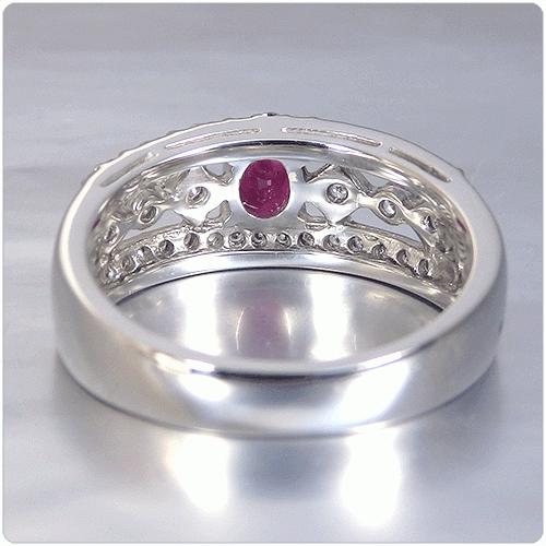 ルビー 指輪 プラチナ リング 0.355ct 【ルビー】7月 誕生石 : ルース 