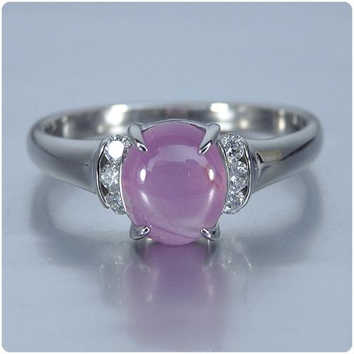 ピンクスターサファイア 指輪 プラチナ リング 1.568ct 【ピンク ピンクスターサファイア 指輪 プラチナ リング 1.568ct 【ピンク