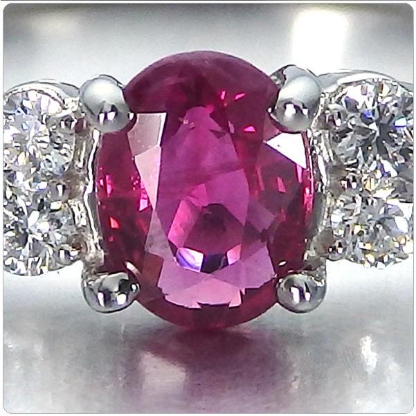 ルビー 指輪 プラチナ リング 0.447ct ダイヤ 0.086ct 7月 ルビー 指輪 プラチナ リング 0.447ct ダイヤ 0.086ct 7月