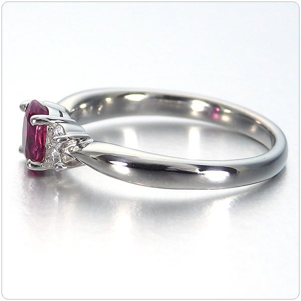 ルビー 指輪 プラチナ リング 0.447ct ダイヤ 0.086ct 7月 ルビー 指輪 プラチナ リング 0.447ct ダイヤ 0.086ct 7月