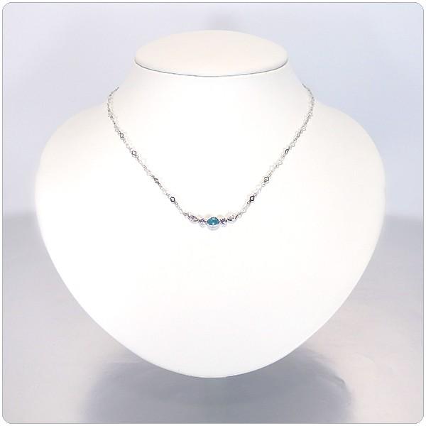 パライバトルマリン ネックレス pt900 ペンダント パライバ 0.343ct 