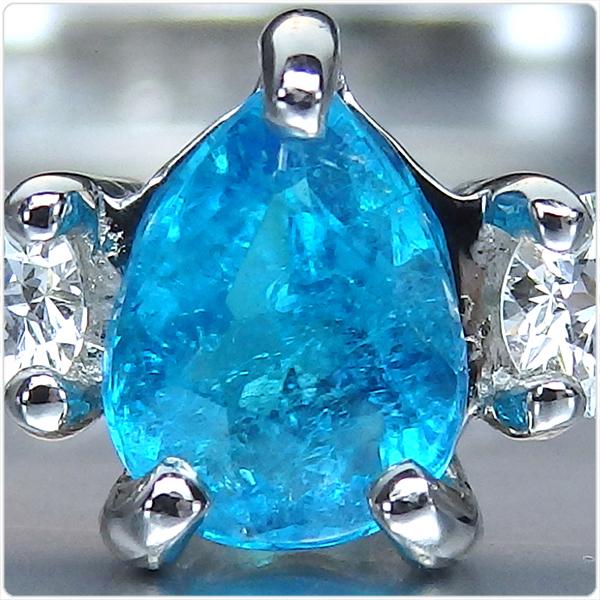 パライバトルマリン リング pt900 指輪 パライバ 0.246ct ペア パライバトルマリン リング pt900 指輪 パライバ 0.246ct ペア