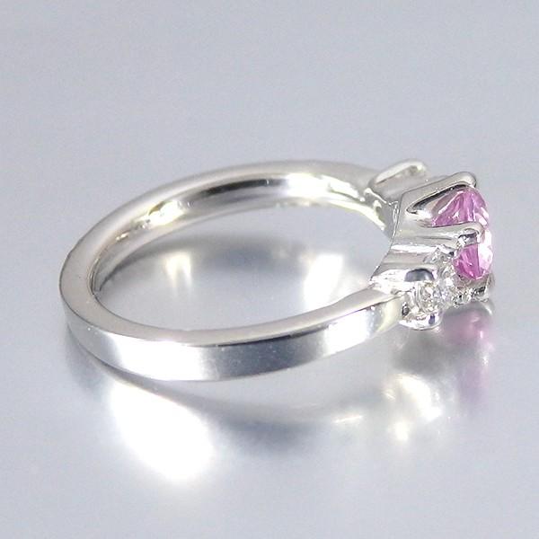 ベビーリング 刻印無料 9月誕生石 ピンクサファイア/ プラチナ/出産