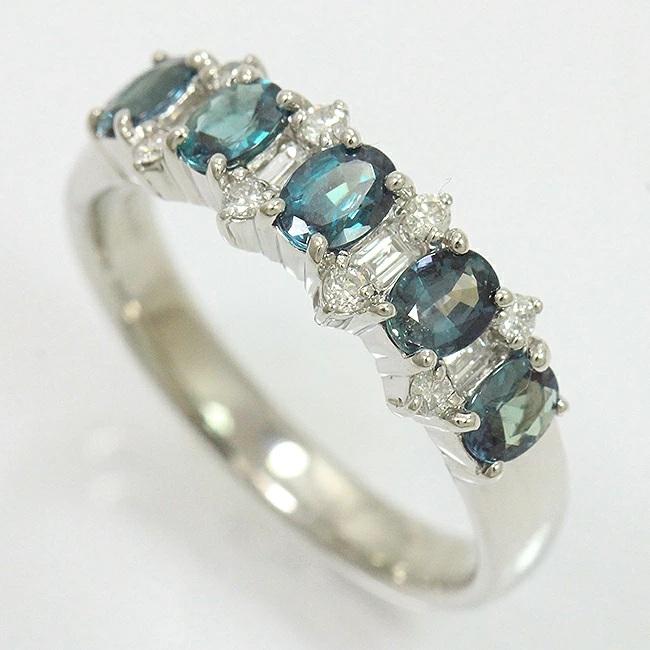 リング アレキサンドライト 計0.81ct/ダイヤモンド 計0.21ct