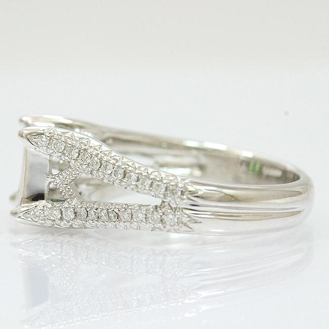 グリーンガーネット/ダイヤモンド 計0.72ct リング 13号 18金