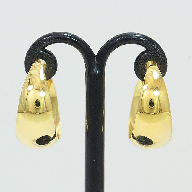 Vendome Aoyama(ヴァンドーム青山) ピアス フープ 18金イエロー