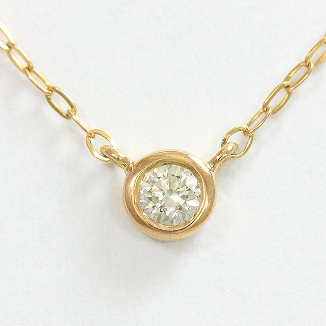 4℃(ヨンドシー) ネックレス ダイヤモンド 18金ピンクゴールド(K18PG