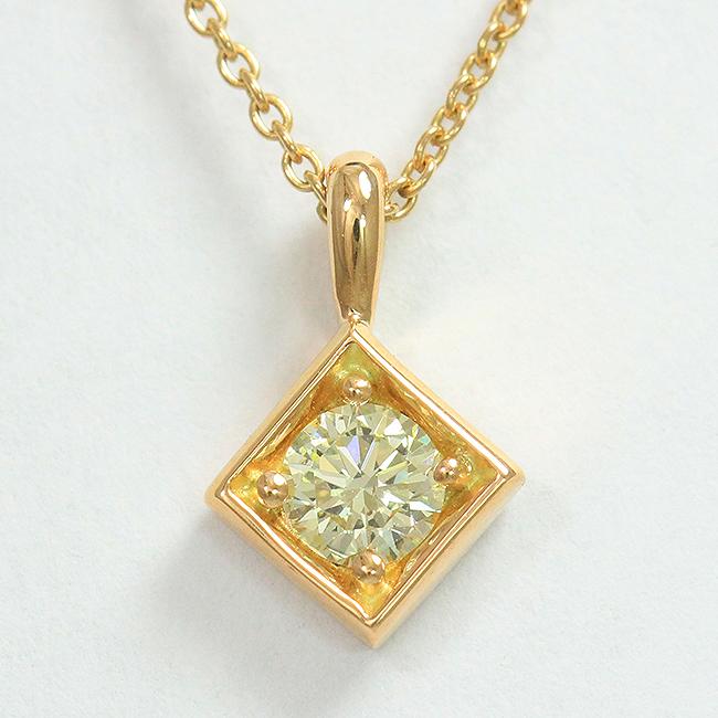 ダイヤモンド ネックレス 10金ピンクゴールド(K10PG) 【中古