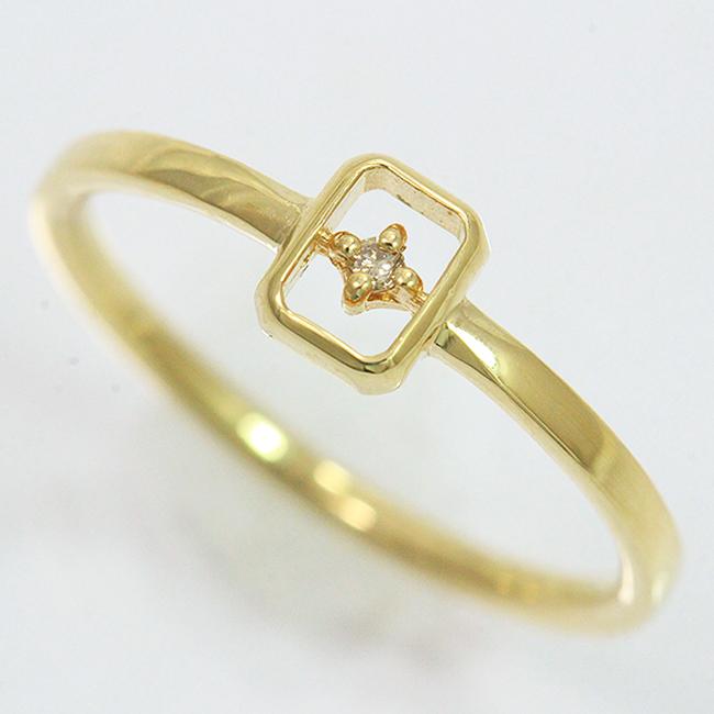 NOJESS(ノジェス) リング ダイヤモンド 0.01ct 5号 10金イエロー 