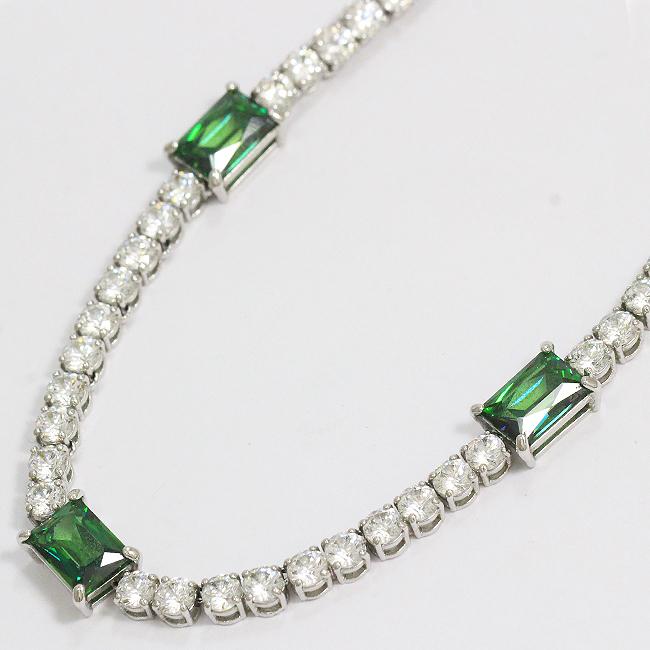 SWAROVSKI(スワロフスキー) ネックレス マトリックステニス シルバー 