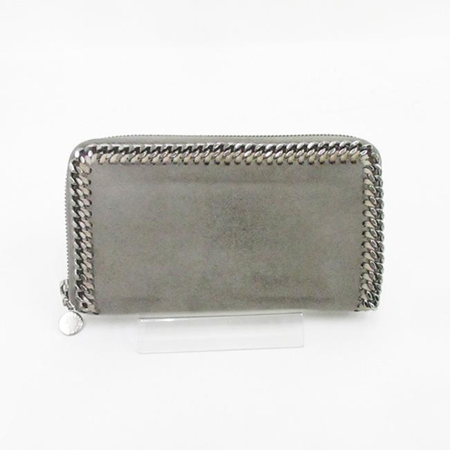 Stella McCartney ファラベラ 長財布 グレー ステラマッカートニー ファラベラ ラウンドファスナー 長財布 グレー
