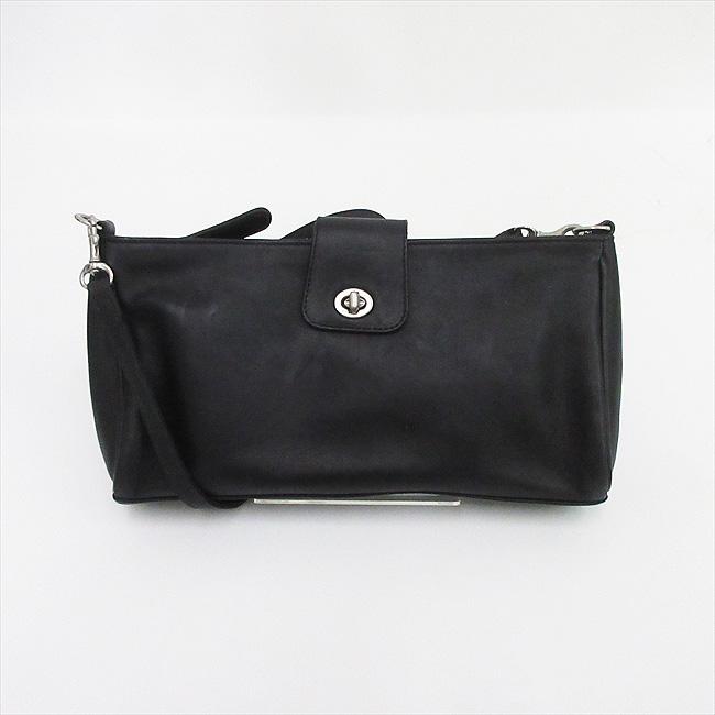 COACH(コーチ) オールド ロングショルダーバッグ 斜め掛け 9818 黒