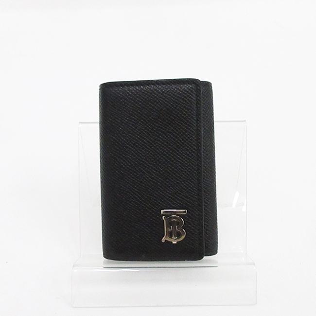 BURBERRY(バーバリー) TBロゴ 6連キーケース 黒 ブラック レザー
