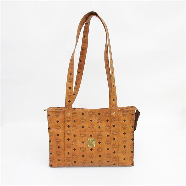 【MCM/エムシーエム】トートバッグ　レディース　カバン　ブラウン　大容量　鞄 MCM（エムシーエム） トートバッグ 茶 ブラウン / 【ブランドバッグ