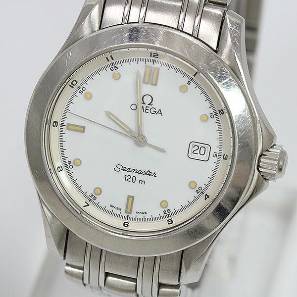 OMEGA(オメガ) シーマスター デイト 白 ホワイト文字盤 ステンレススチール(SS) クォーツ メンズ 【中古】 腕時計 netshop :1-240202156203:とーたる - 通販 - Yahoo!ショッピング OMEGA(オメガ) シーマスター デイト 白 ホワイト文字盤 ステンレススチール(SS) クォーツ メンズ 【中古】 腕時計 netshop :1-240202156203:とーたる - 通販 - Yahoo!ショッピング
