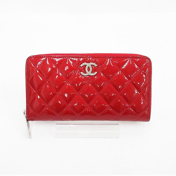 CHANEL(シャネル) ブリリアント マトラッセ ラウンドファスナー長財布