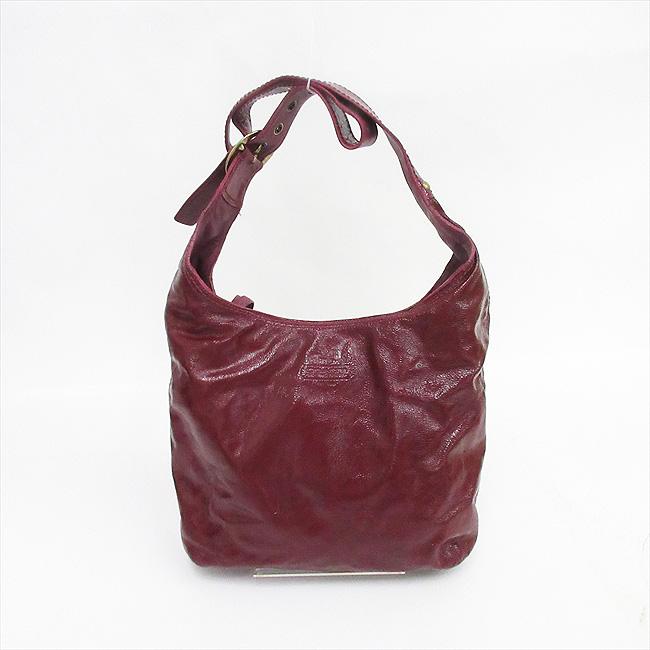 ✨【美品】✨コーチ トートバッグ エナメル ボルドー ロゴチャーム 19708 COACH(コーチ) ショルダーバッグ 12387 ボルドー エナメル【ブランド