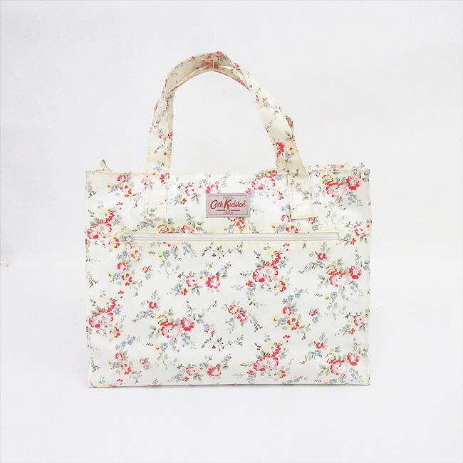 Cath Kidston(キャスキッドソン) トートバッグ 花柄 白 ホワイト