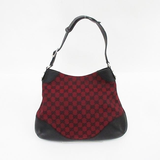 GUCCI(グッチ) ワンショルダーバッグ 272386 赤 レッド×黒 ブラック 