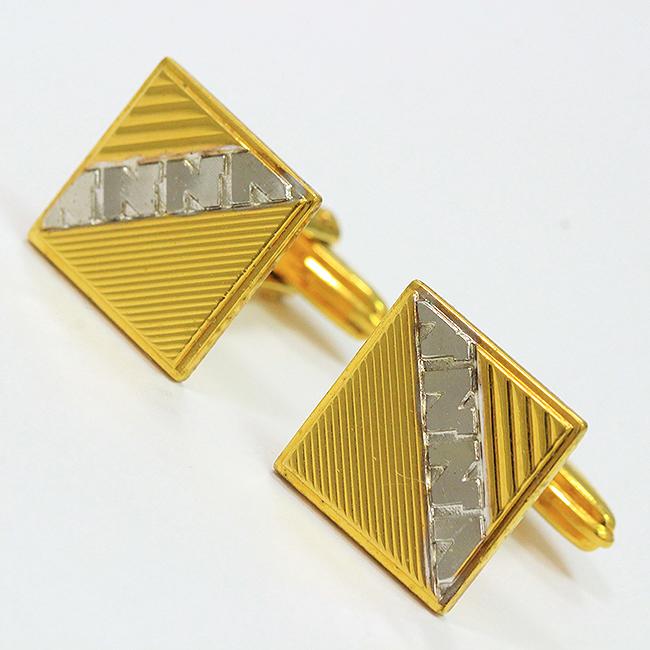 美品 NINA RICCI ニナリッチ カフス カフリンクス 金 ゴールド NINA RICCI(ニナリッチ) カフス ゴールドメッキ 【中古】 アクセサリー