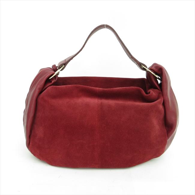 FURLA(フルラ) ワンショルダーバッグ 赤 レッド スエード FURLA(フルラ) ワンショルダーバッグ 赤 レッド スエード