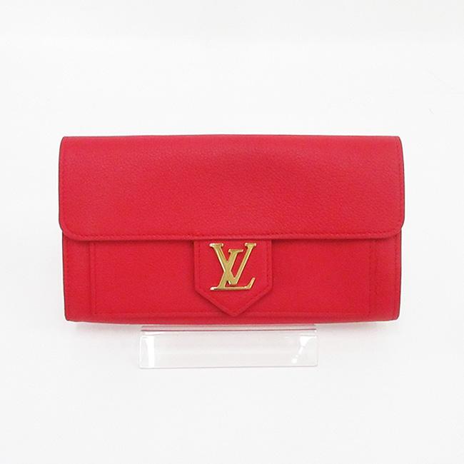 LOUIS VUITTON　ポルトフォイユ　ロックミー　長財布　M61277　赤 LOUIS VUITTON(ルイヴィトン) ポルトフォイユロックミー 長財布 M61277