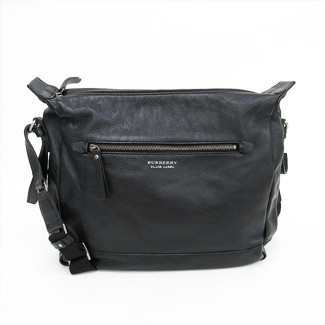 希少　BURBERRY BLUE LABEL ブラック ショルダーバッグ BURBERRY BLUE LABEL(バーバリーブルーレーベル) ロングショルダー