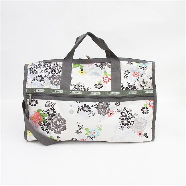 LeSportsac（レスポートサック） 2WAY ボストンバッグ ショルダー 白