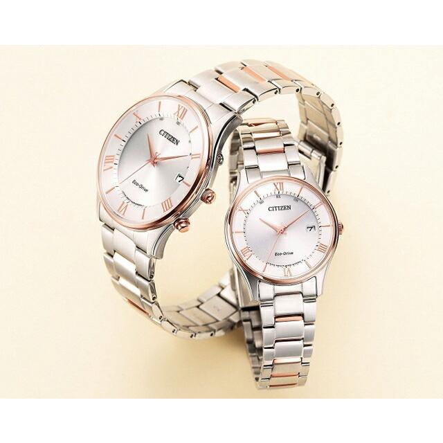 CITIZEN COLLECTION PAIR/ シチズンコレクション ペア エコドライブ ソーラー 国内電波 2本セット AS1062-59A ES0002-57A｜jewelry-watch-bene｜02
