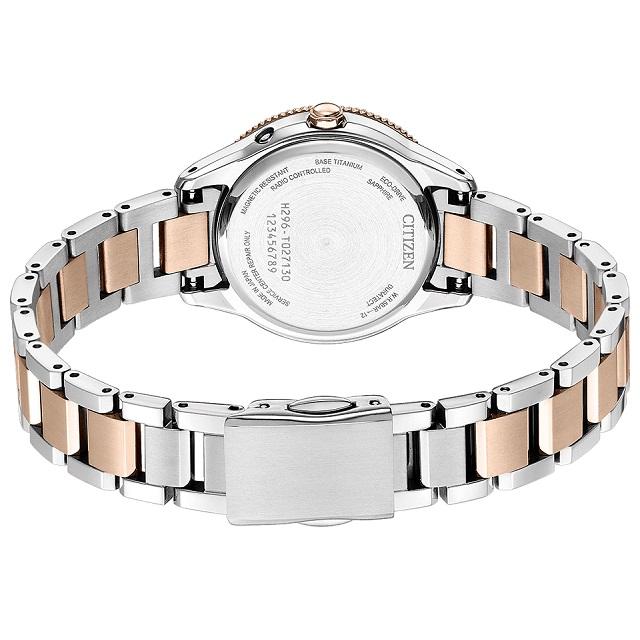 日本製 レディスソーラー電波 CITIZEN xC Floret Diamond model [daichi] シルバー×サクラピンク EE1007-67W｜jewelry-watch-bene｜05