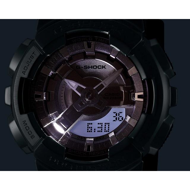ITZY LIA イッチ リア 着用モデル '22-10 Metal Cavered series CASIO G-SHOCK/カシオ ジーショック クオーツ アナログデジタル GM-S110PG-1AJF｜jewelry-watch-bene｜06
