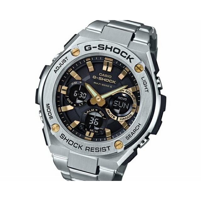 CASIO/カシオ G-SHOCK/ジーショック G-STEEL/Gスチール レイヤーガード構造 メンズタフソーラー電波 マルチバンド6 アナデジ ゴールド GST-W110D-1A9JF｜jewelry-watch-bene｜03