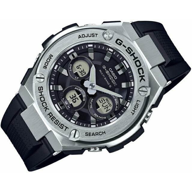 CASIO/カシオ G-SHOCK/ジーショック G-STEEL/Gスチール ミドルサイズ マルチバンド6 レイヤーガード構造 アナデジ GST-W310-1AJF｜jewelry-watch-bene｜02