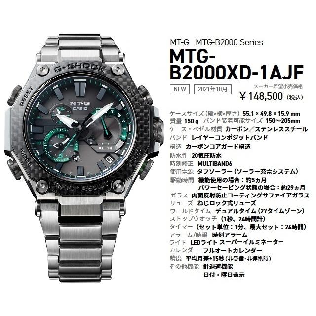 MTGB2000YBD MTG-B2000XD Watches Collection | G-SHOCK | CASIO MTGB2000YBD MTG-B2000XD Watches Collection | G-SHOCK | CASIO