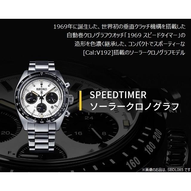 SPEEDTIMER 日本製 メンズソーラークロノグラフ セイコープロスペック
