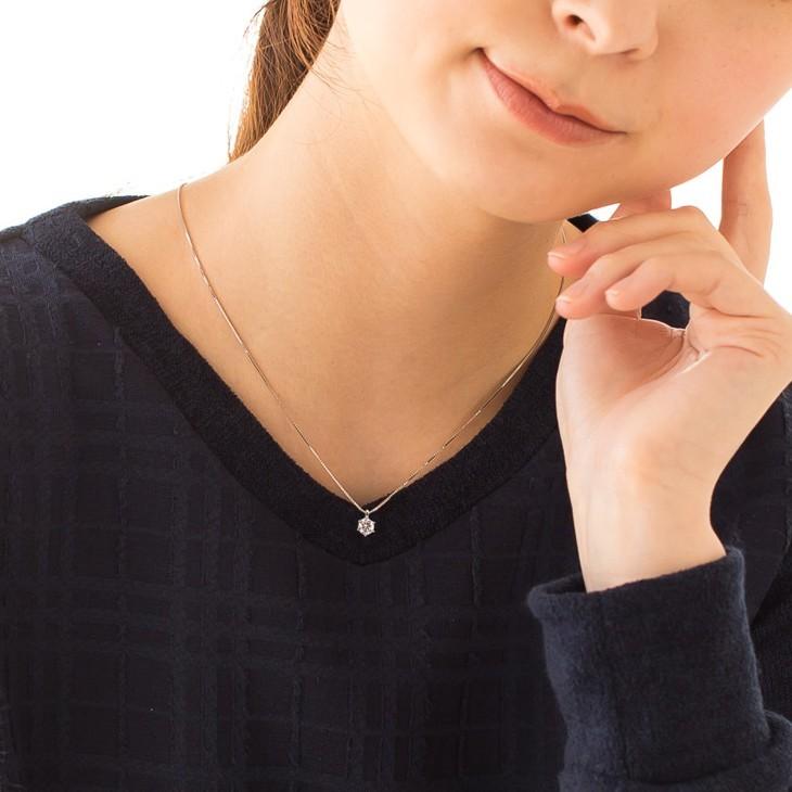 プラチナ ネックレス ギフト 一粒 pt900 0.3カラット レディース