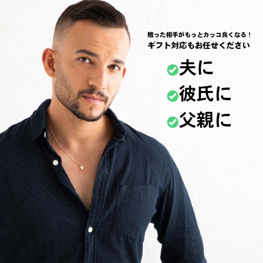 18金 メンズ コイン ネックレス メンズネックレス コインネックレス ラウンド 男性 ブランド K18 18k 人気 おしゃれ カジュアル シンプルの画像